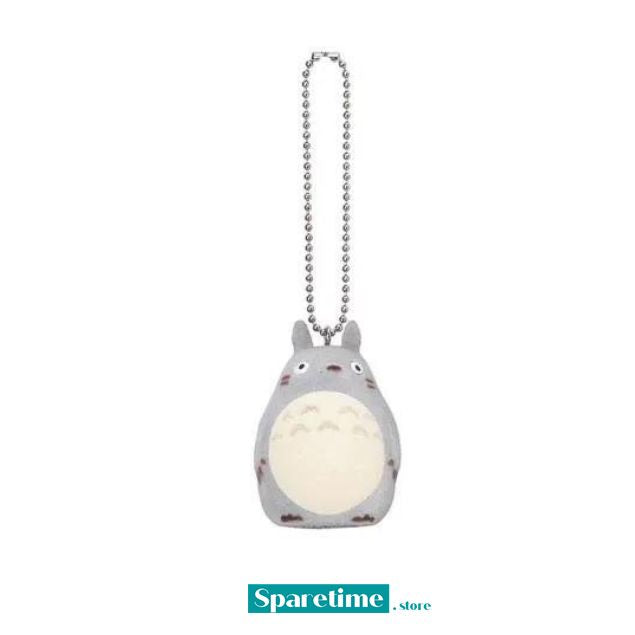 Key Chain - Gray Totoro "My Neighbor Totoro" Flocked Key Chain