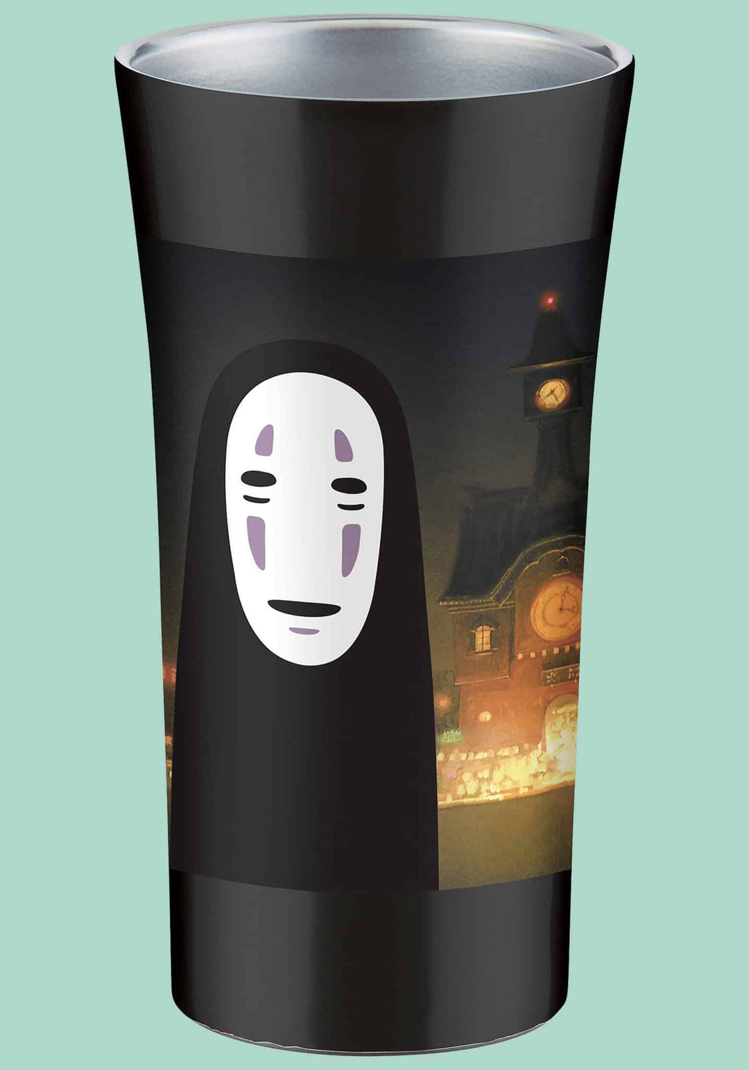 Spirited Away Stainless Steel Tumbler (No-Face) – Grey