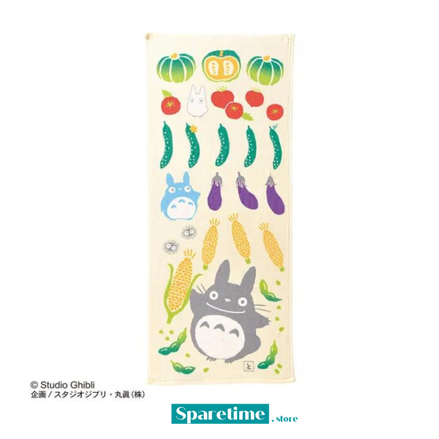 My Neighbor Totoro Vegetable - Ghibli Imabari Gauze Series (Face Towel) "My Neighbor Totoro", Marushin Ghibli Imabari Gauze Series