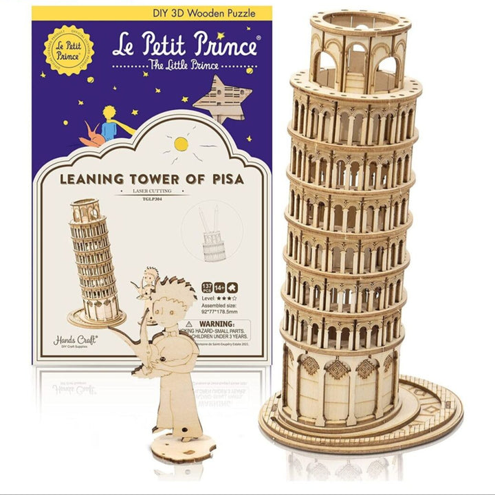 3D Wooden Puzzle: The Little Prince and Leaning Tower of Pisa