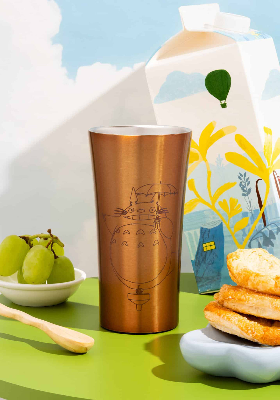 My Neighbor Totoro Stainless Steel Tumbler (Tree Nuts) – Bronze