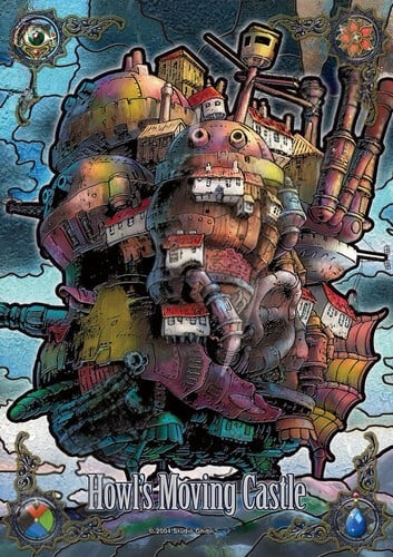 Howl's Moving Castle Evening Scene Artcrystal Jigsaw