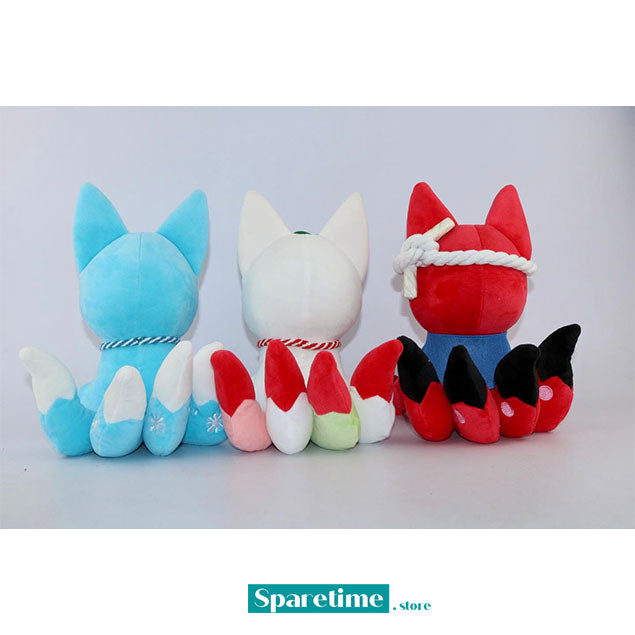 Street snack Kitsune plushies