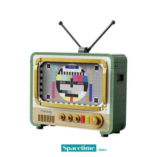 Pantasy Retro Television Building Blocks - Green 85001