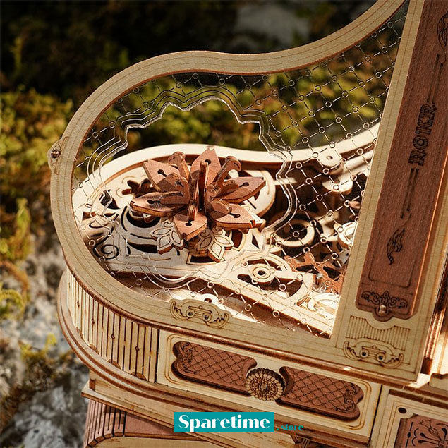 ROKR Magic Piano Mechanical Music Box 3D Wooden Puzzle
