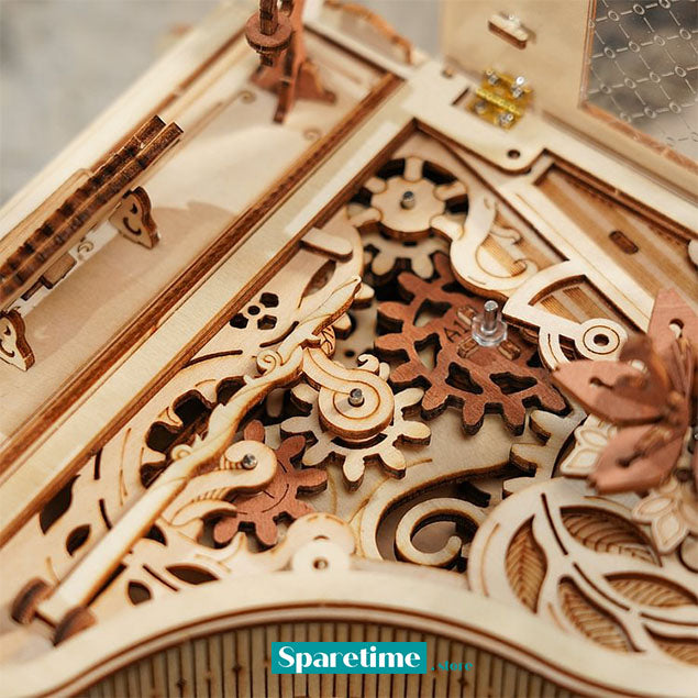 ROKR Magic Piano Mechanical Music Box 3D Wooden Puzzle