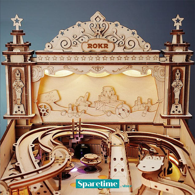 ROKR 3D Pinball Machine 3D Wooden Puzzle