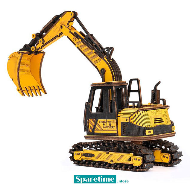 ROKR Engineering Construction Vehicle 3D Wooden Puzzle