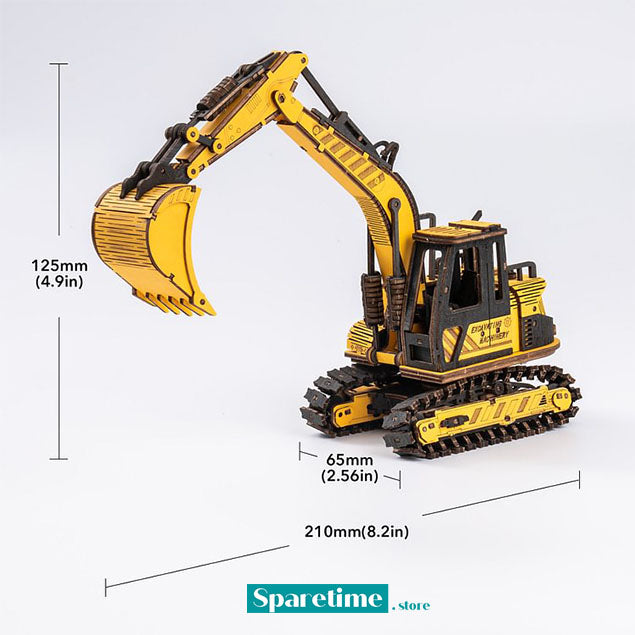 ROKR Engineering Construction Vehicle 3D Wooden Puzzle