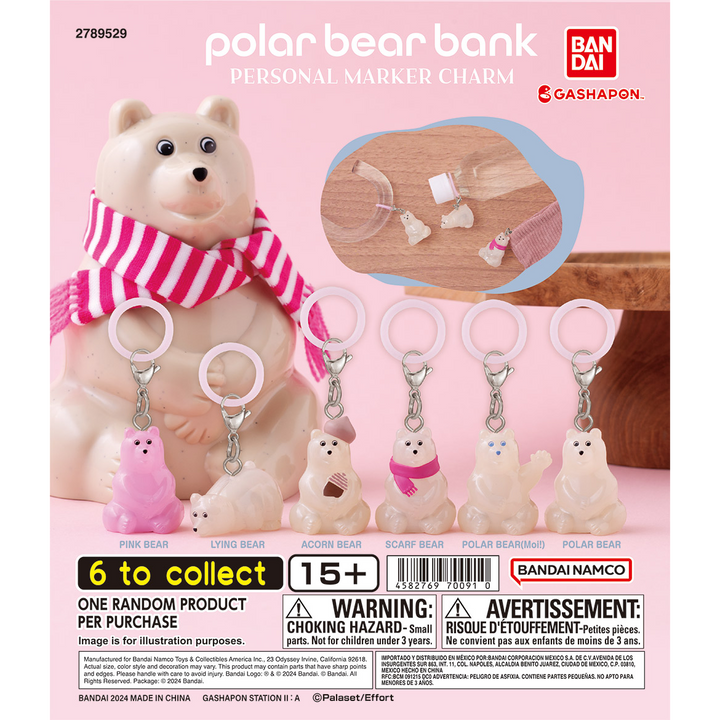 POLAR BEAR BANK PERSONAL MARKER CHARM