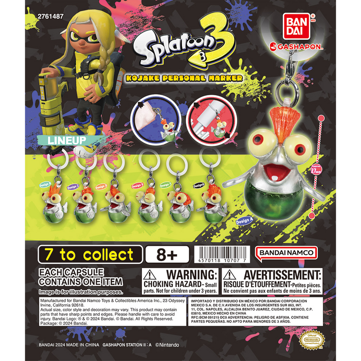 SPLATOON 3 KOJAKE PERSONAL MARKER