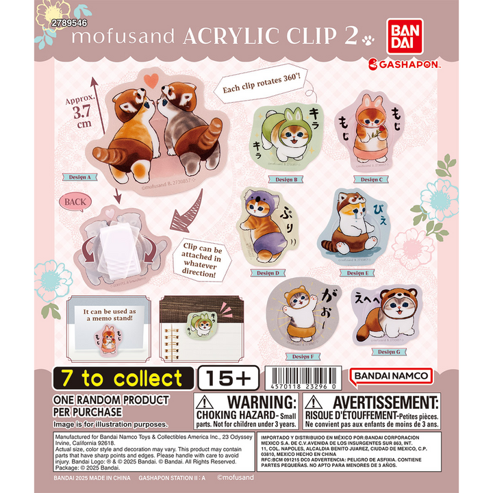 MOFUSAND ACRYLIC CLIP 2