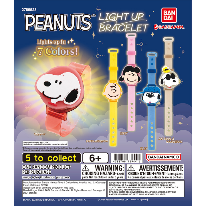 PEANUTS LIGHT UP BRACELET
