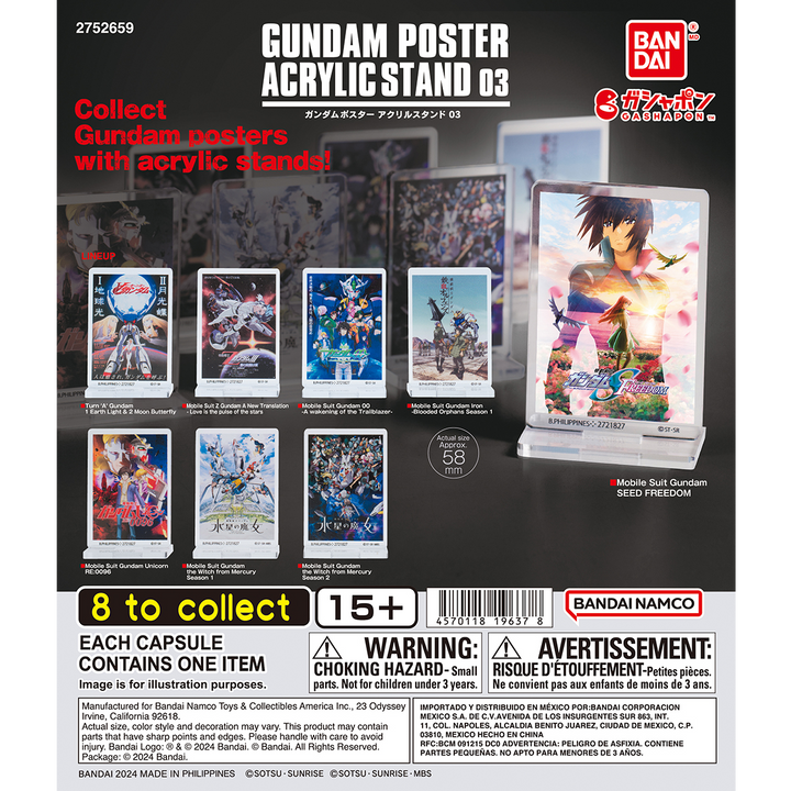 GUNDAM POSTER ACRYLIC STAND 03