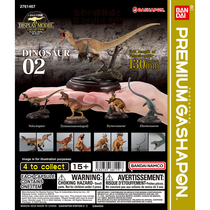 DISPLAY MODEL COLLECTION DINOSAUR 02