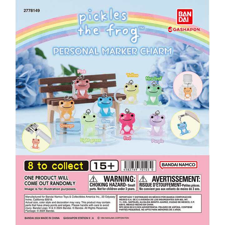PICKLES THE FROG PERSONAL MARKER CHARM