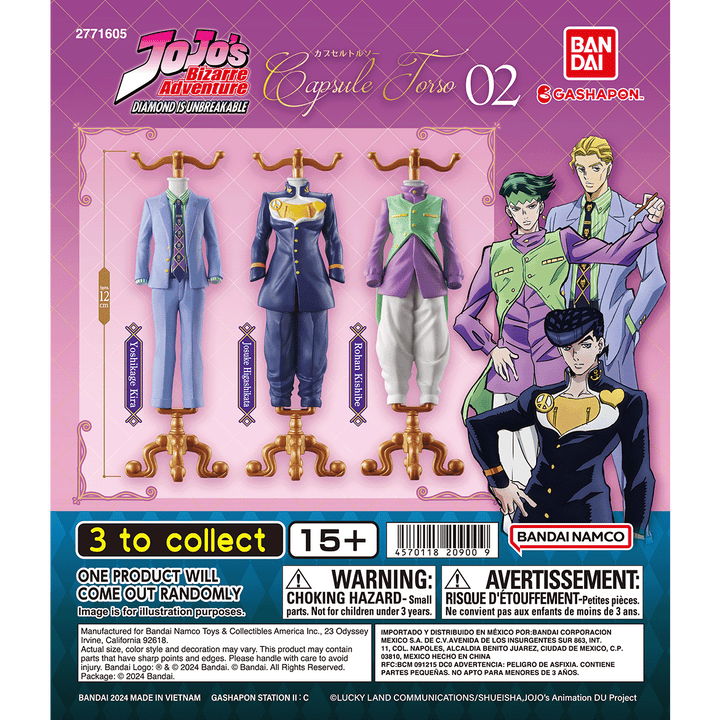 CAPSULE TORSO JOJO’S BIZARRE ADVENTURE DIAMOND IS UNBREAKABLE 02