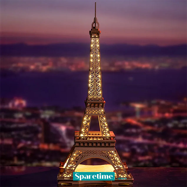 Rolife Night of the Eiffel Tower 3D Wooden Puzzle TGL01