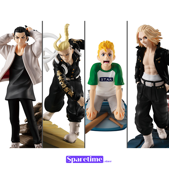 Tokyo Revengers Petitrama Series Toman Heroic Scenes Boxed Set of 4 Figures