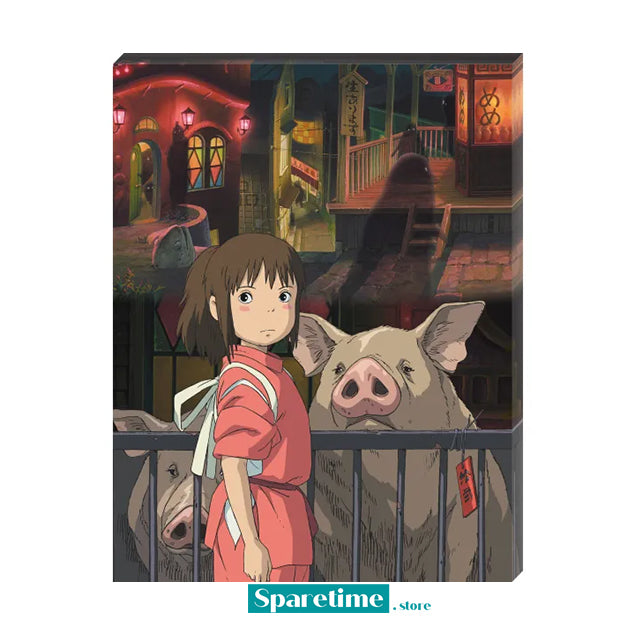 The Other Side of the Tunnel "Spirited Away", Ensky Artboard Jigsaw (Canvas Style)