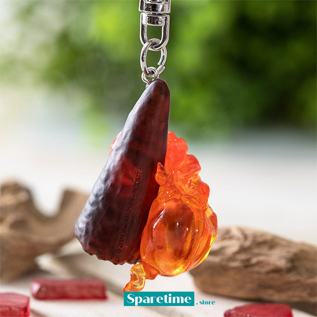 Howl's Moving Castle - Hanging Calcifer Keychain