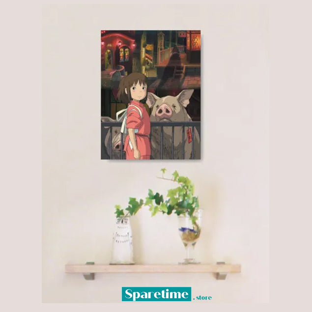 The Other Side of the Tunnel "Spirited Away", Ensky Artboard Jigsaw (Canvas Style)