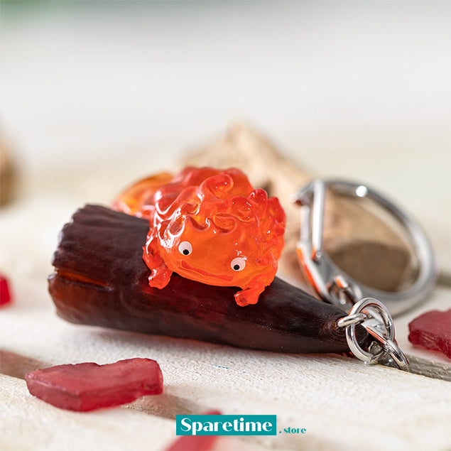 Howl's Moving Castle - Hanging Calcifer Keychain