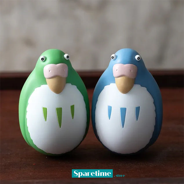 Tilting Figure Collection The Parakeet Blue and Green "The Boy and The Heron"