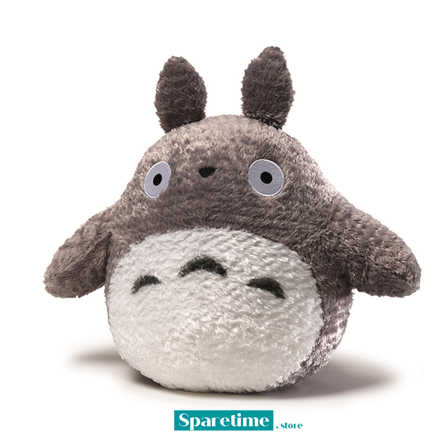 13" Grey Fluffy Big Totoro Plush "My Neighbor Totoro", Sun Arrow Plush