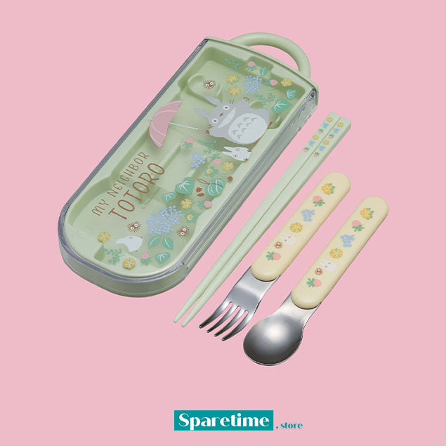 My Neighbor Totoro Utensil Set (Flower Field)