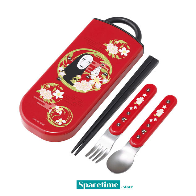 Spirited Away Utensil Set (Dark Red)