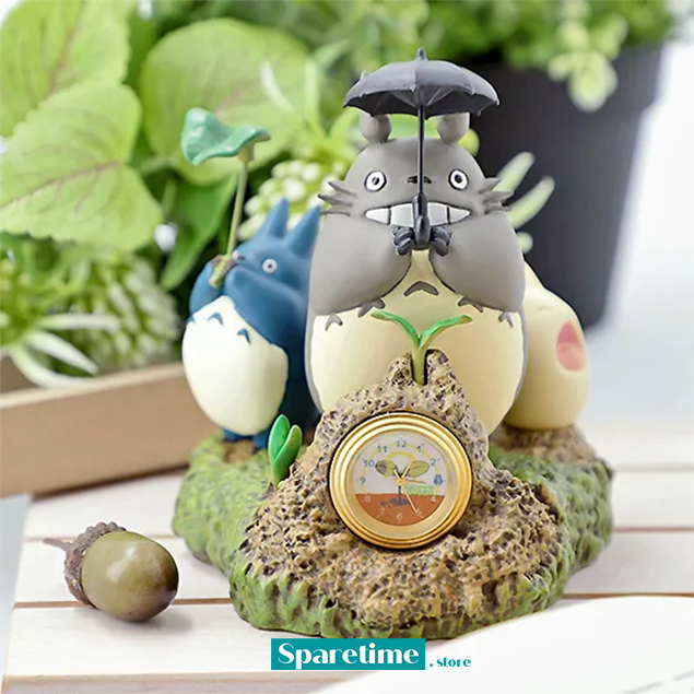 Totoro Dondoko Dance Statue Desk Clock "My Neighbor Totoro", Benelic