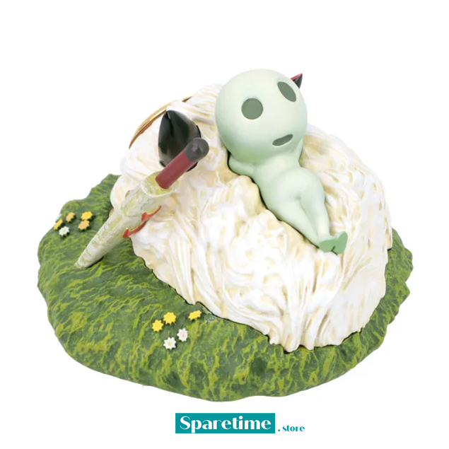 Upon San's Mask Statue Desk Clock "Princess Mononoke", Benelic