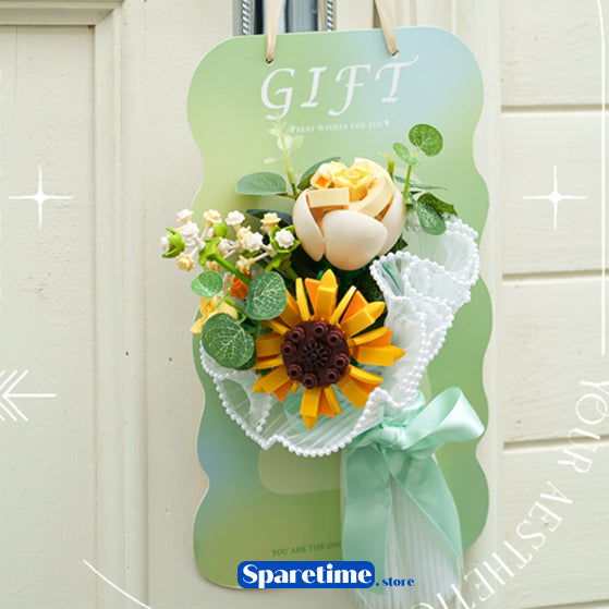 Wekki Flower Bundle Series Building Sunflower Blocks