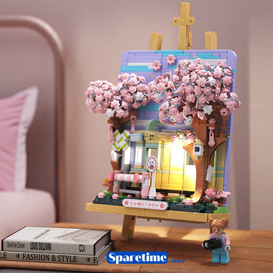 Sakura Train Picture Frame