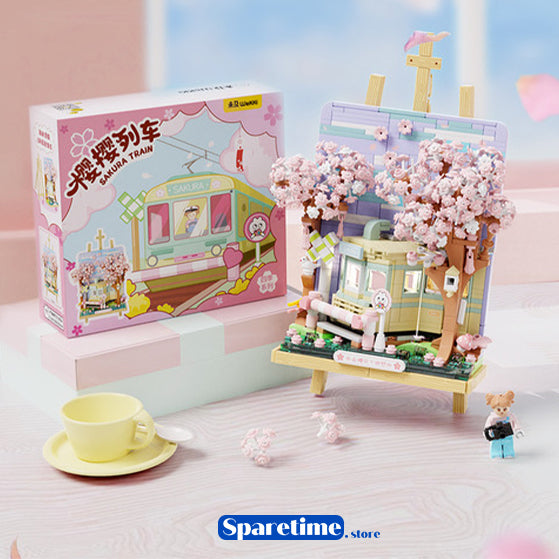 Sakura Train Picture Frame