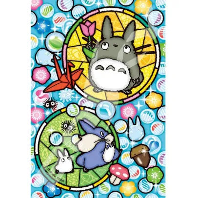 Totoro and Glassy Marbles "My Neighbor Totoro", Ensky Petite Artcrystal Puzzle