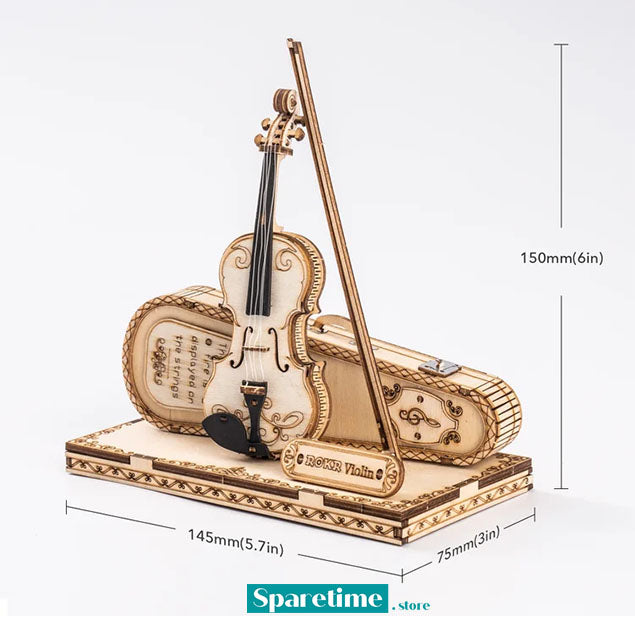 ROKR Violin Capriccio Model 3D Wooden Puzzle