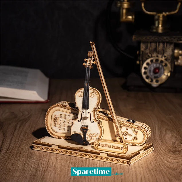 ROKR Violin Capriccio Model 3D Wooden Puzzle