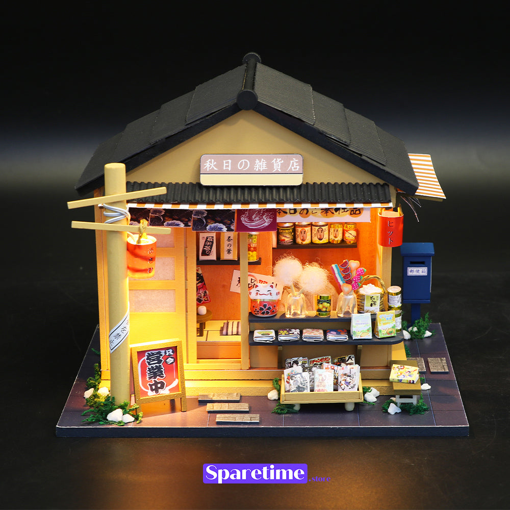 Japanese Style Variety Shop DIY Dollhouse Kit