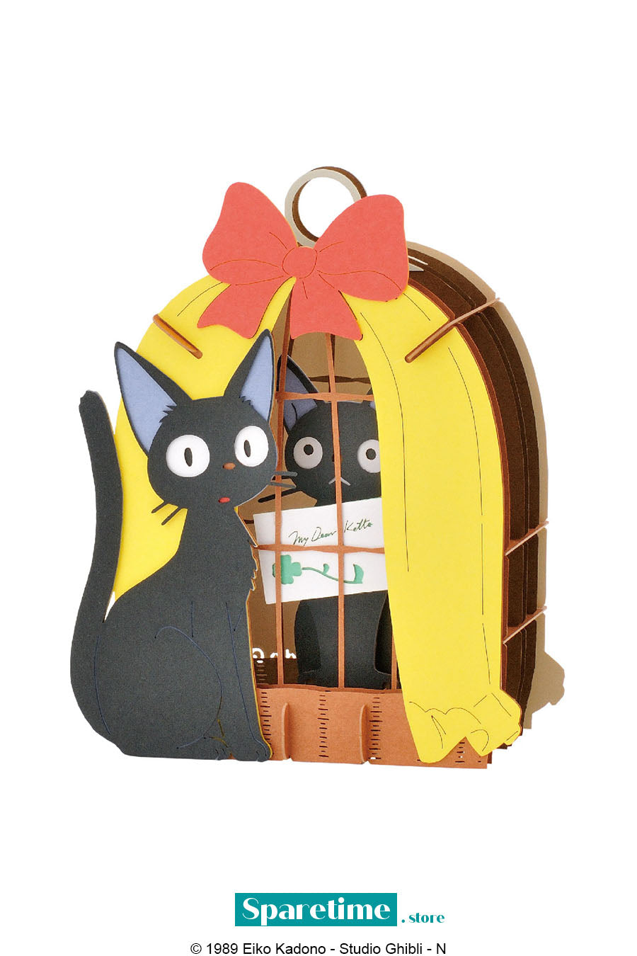 JIJI in Cage "Kiki's Delivery Service", Ensky Paper Theater PT-085