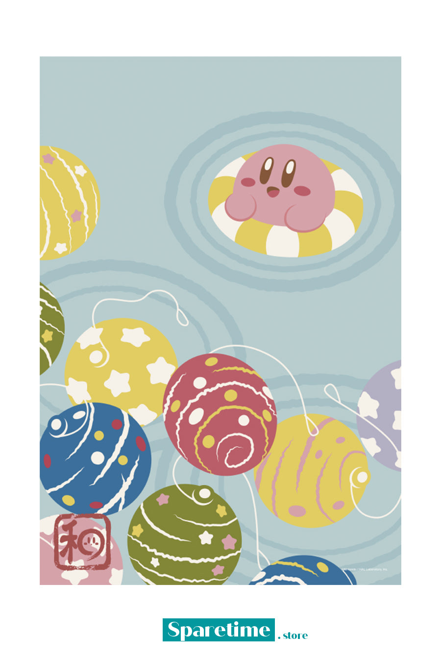 Kirby and Water Balloons Artcrystal Puzzle (300-AC049) "Kirby", Ensky Artcrystal Puzzle