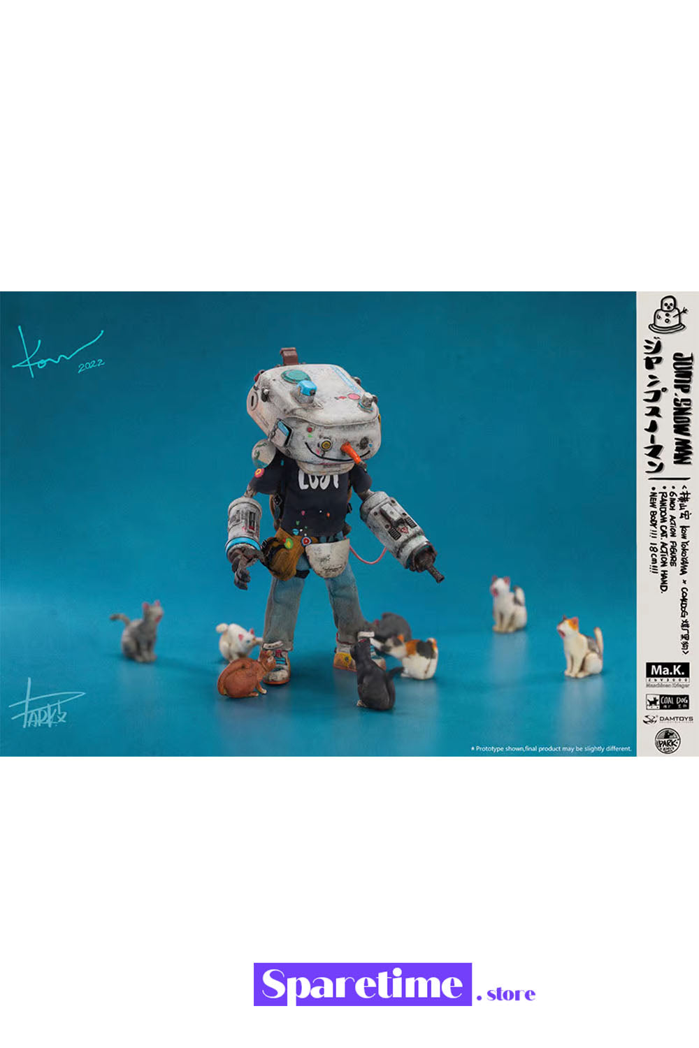 Jump Snowman Action Figure