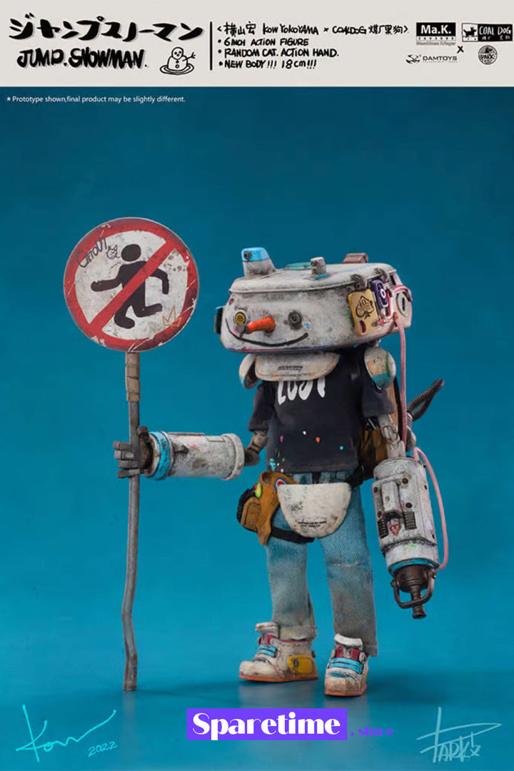 Jump Snowman Action Figure