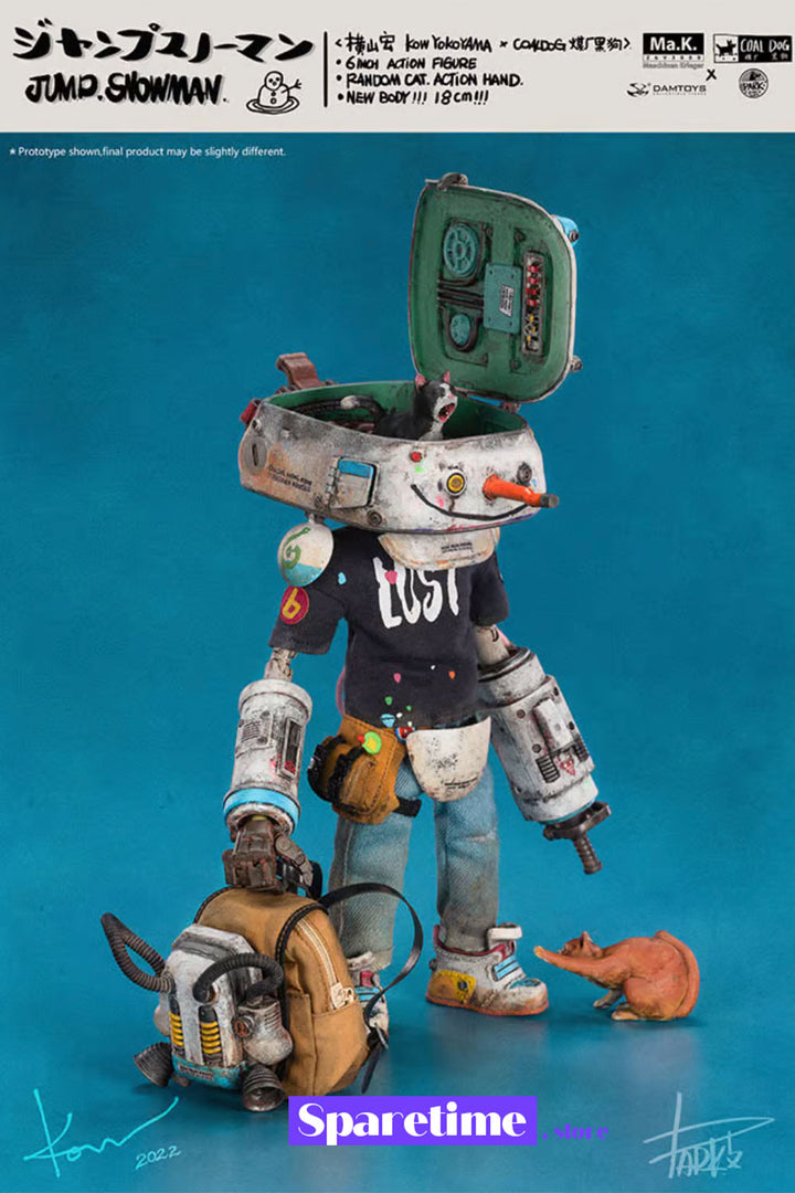Jump Snowman Action Figure