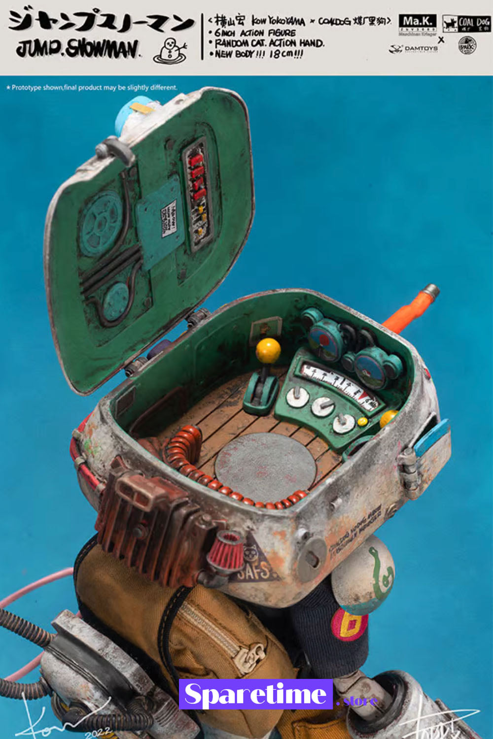Jump Snowman Action Figure