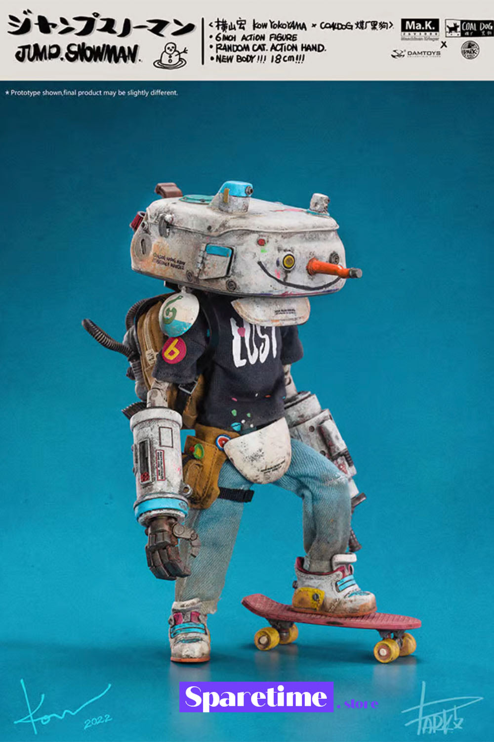 Jump Snowman Action Figure