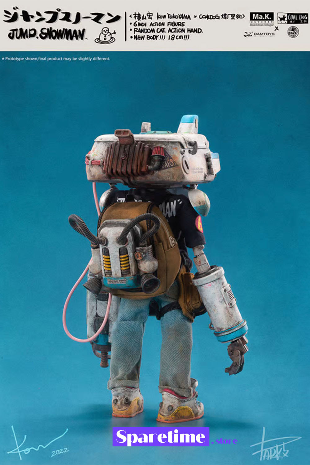 Jump Snowman Action Figure