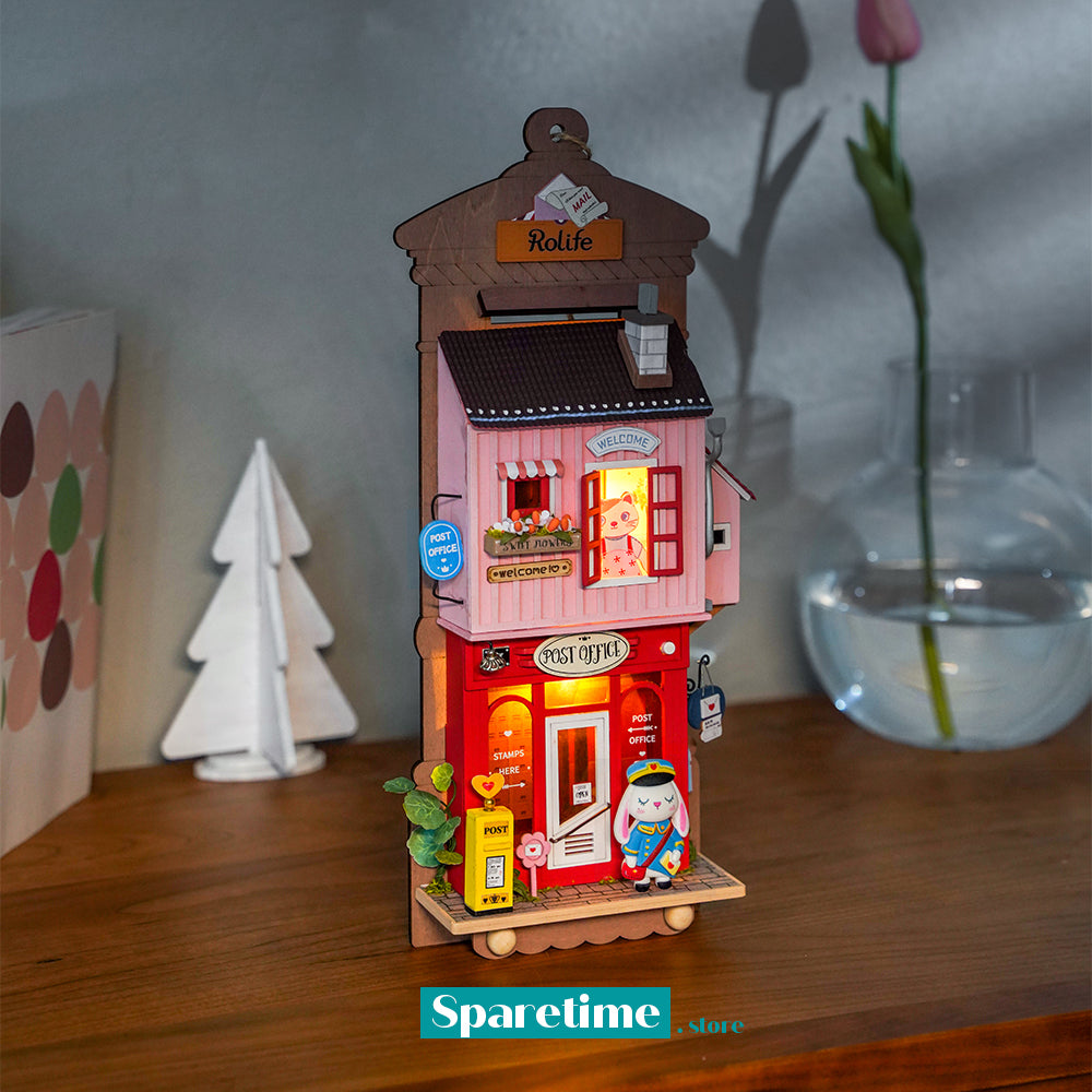 Rolife Love Post Office DIY Wall Hanging Miniature House Kit DS021