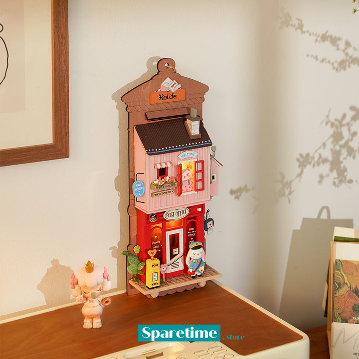 Rolife Love Post Office DIY Wall Hanging Miniature House Kit DS021